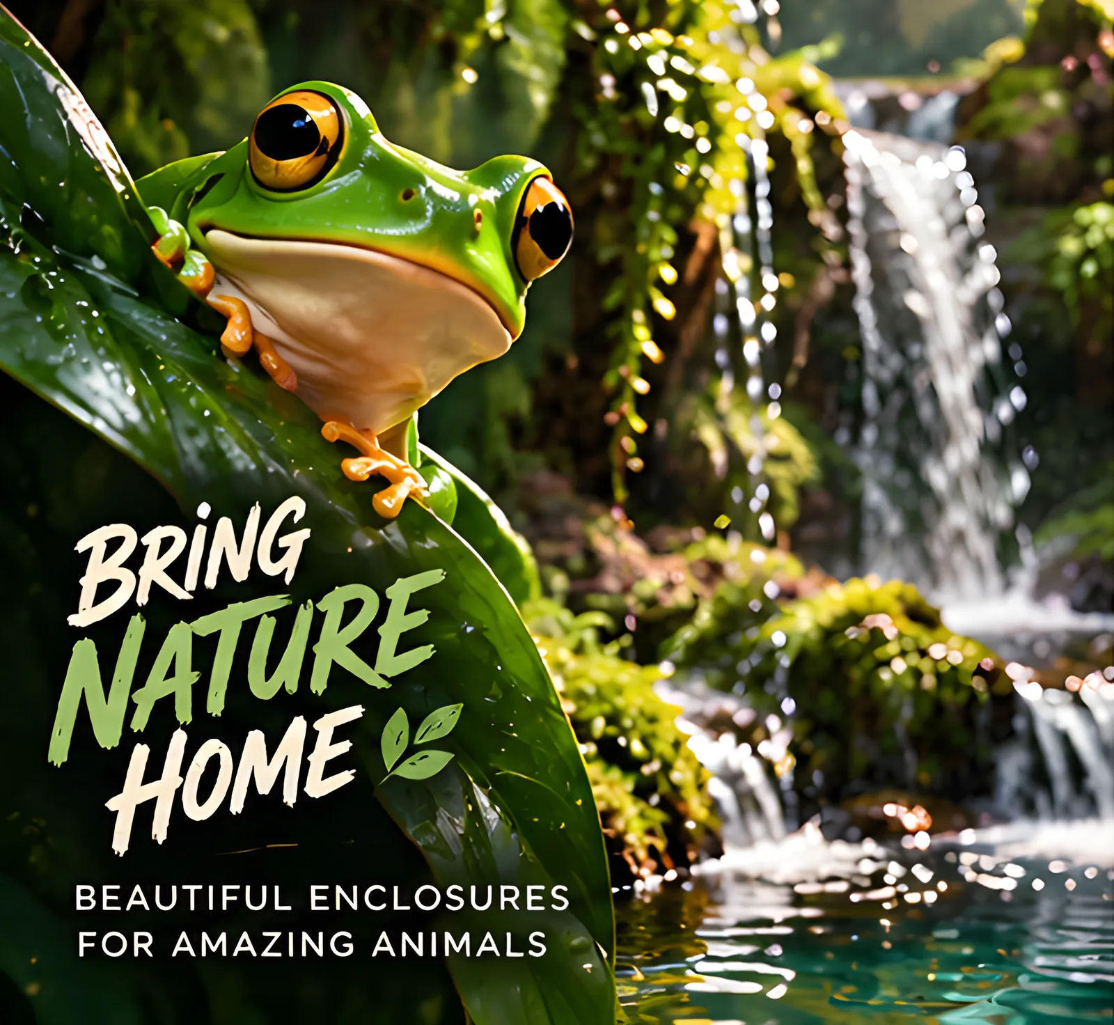 Bring nature home: beautiful enclosures for amazing animals.