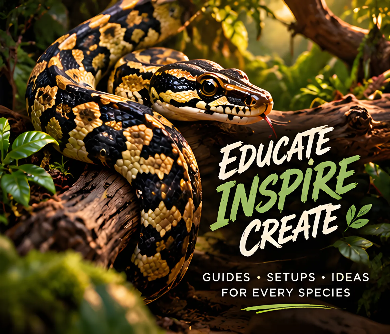 Educate, inspire, create: guides, setups and ideas for every species.
