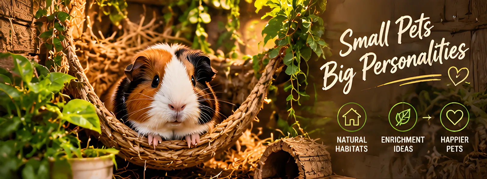 Small pets, big personalities: natural habitats, enrichment ideas, happier pets.