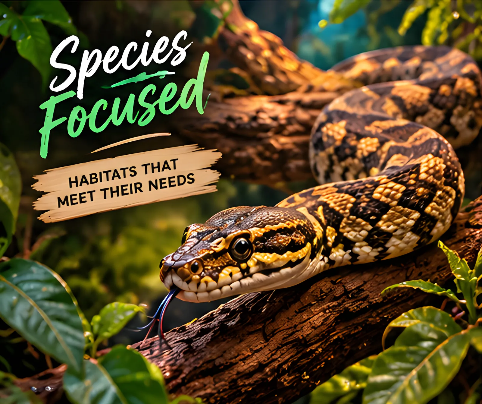 Species focused: habitats that meet their needs.