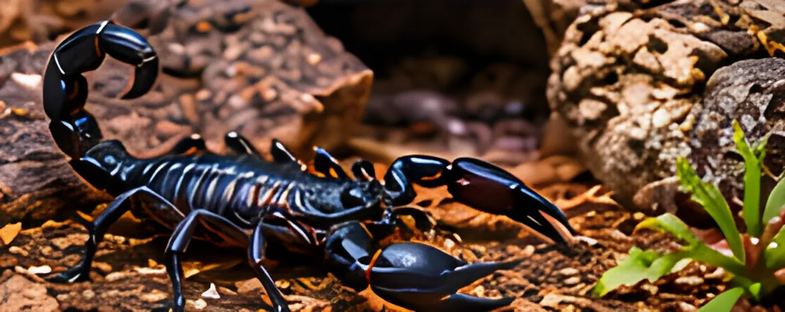Australian scorpion enclosure