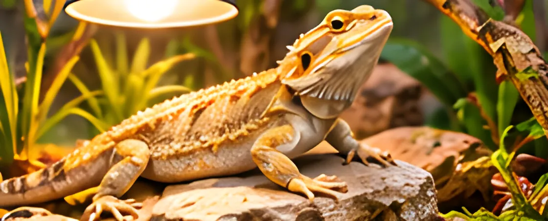 Illustration: A bearded dragon setup where every part has a job.