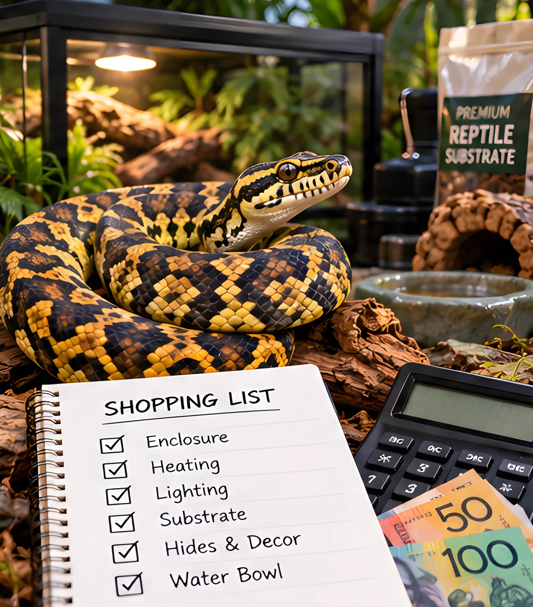 Carpet Python Setup Cost in Australia