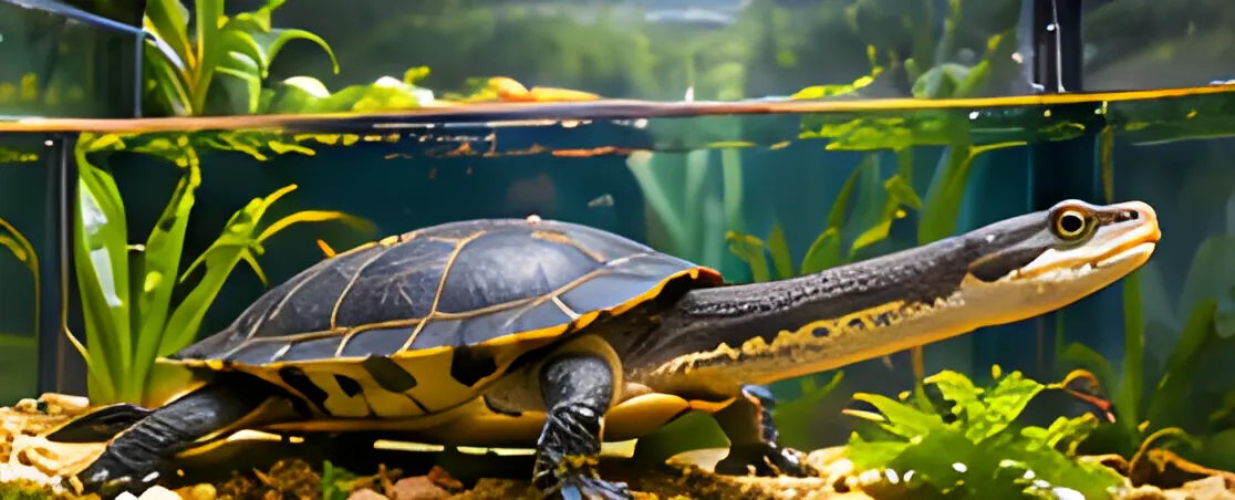 Illustration: A turtle tank is mostly a filtration plan.