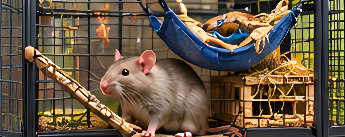 Rat cage setup: make vertical space usable