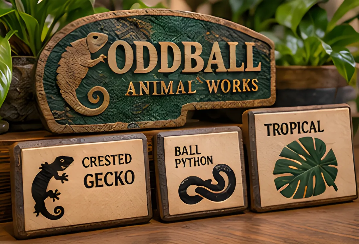 Illustration: custom 3d signs & labels
