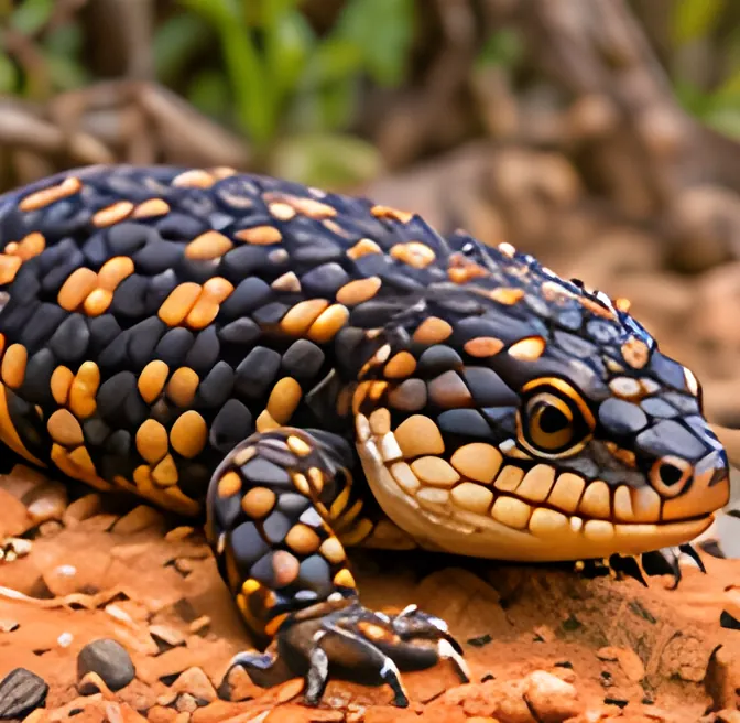Painting of a Shingleback